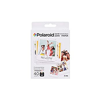 【中古】【インポート品・未当て嵌める】Zink Polaroid 3.5 x 4.25in プレミアムジンクボーダープリント第八芸術質問用紙 (40枚) Polaroid POPインスタント写真機\u0026ポラロイド3x4印刷工に