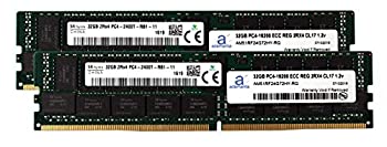 【中古】【インポート品・未当て嵌める】Adamanta 64GB (2x32GB) サーバーメモリアップグレード HP Proliant DL360 Gen 9 DDR4 2400MHZ パソコン4-19200 ECC書きとどめる手当て 2Rx4 CL17 1.2v DRAM RA