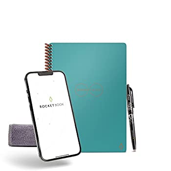 【中古】【インポート品・未当て嵌める】Rocketbook かっこ良い 再受け入れる能力のあるな万覚え帳 ? 罫線入り口・入口 周囲の状況に愛想のいい万覚え帳 パイロットフリクションペン1本とマイクロファイバークロス1枚付き添い人 Ex