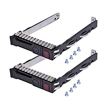 【中古】【輸入品・未使用】2個セット 2.5 SFF SAS SATA HDD SSD ハードドライブキャリアトレイキャディー 2.5インチ HP Proliant Gen8 G8 Gen9 G9 651687-001 651699-001 D