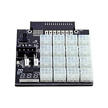 【中古】【輸入品・未使用】NFHK フレックススロットサーバーパワーボード 14+10ピンから16x6ピン 電源ボード CHIA ETH BTCマイニングマイナー用