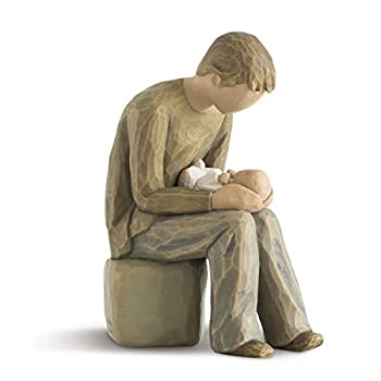【中古】【インポート品・未当て嵌める】ウィローツリー彫り物 [New Dad] 御父っつぁんだよ 26129