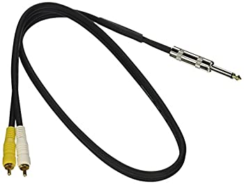 【中古】【輸入品・未使用】Mr. Dj CDQR3 Dual 1/4 Mono to Dual RCA Male Speaker Cable (3 feet) by Mr. Dj 17,563円