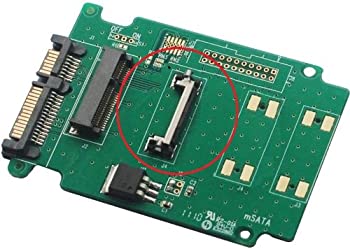 【中古】【輸入品・未使用】mSATA Mini MO-300B 30 x 26.8mm SSD - SATAアダプター