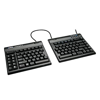 【中古】【インポート品・未当て嵌める】Kinesis KB800PB-US USB黒いこと - 英語QWERTY鍵盤 キーボード-マウス・キーボード・入力機器-パソコン・周辺機器