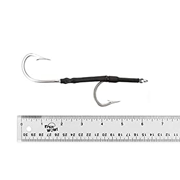 【中古】【輸入品・未使用】Fish WOW! ステンレススチール 7691S ダブルアシストフック サイズ8/0@180度 ビッグゲーム マグロ ワフー シャークフック - 8/0｜スカイマーケットプラス