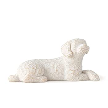【中古】【輸入品・未使用】犬の置物 高さ3cm ウィローツリー 彫像 【Love my Dog (small, lying down)】 - 私の愛犬|スカイマーケットプラス