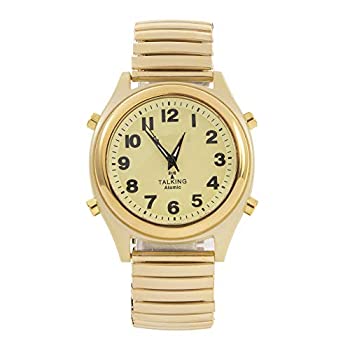 【中古】【輸入品・未使用】Atomic Talking Watch - ボタンでセット! ユニウォッチ アラーム付き 時刻、曜日、日付を話す - ブラインド、高齢者、視覚障害に最適 - 8421, ゴ