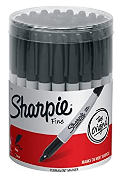 【中古】【輸入品・未使用】Sharpie 35010 細字 油性マーカー ブラック 36本
