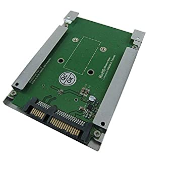 【中古】【輸入品・未使用】SATA III to mSATAアダプタwith 2.5インチハウジング