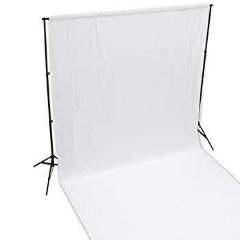 【中古】【輸入品・未使用】ePhoto Photo Studio ポートレート 綿100% 10フィート x 10フィート ホワイトモスリン背景幕 モスリン 1010W 17,497円
