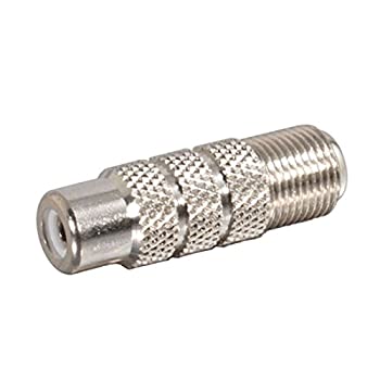 【中古】【輸入品・未使用】RCAメスto Fタイプメスカプラアダプタ同軸コネクタスプライスCoupler 1パックCoax to RCAアダプタコネクタJointerカップリングオーディオビデオ