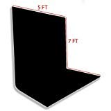 【中古】【輸入品・未使用】ePhotoInc写真フォトビデオStudio Portrait 5?x 7ブラックモスリン背景幕背景57b｜スカイマーケットプラス