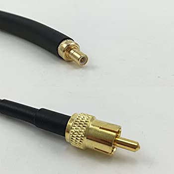 【中古】【輸入品・未使用】6インチ RG174 SMBオスからRCAオスピグテールジャンパー RF同軸ケーブル 50オーム