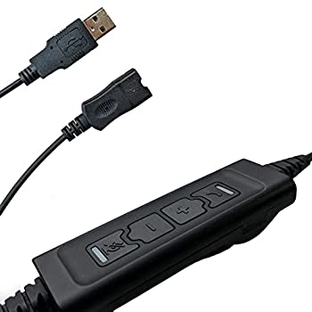 【中古】【輸入品・未使用】PlantronicsおよびAddaSound ヘッドセット用USBヘッドセットアダプター 504P PC、Mac、Lync、Skype、USB VoiP電話に接続 ミュート、ボリューム、