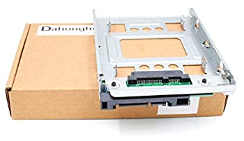 【中古】【輸入品・未使用】2.5インチSSDから3.5インチSATAハードディスクドライブHDDアダプターキャディトレイケージホットスワッププラグコンバーターブラケットすべての3