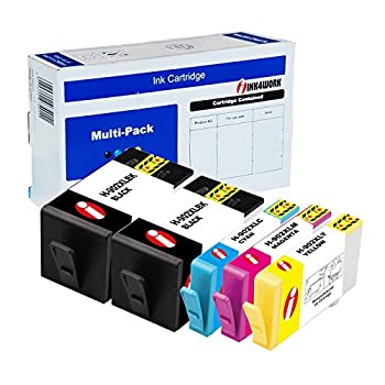 【中古】【輸入品・未使用】ink4work 5パックリサイクル902?X L 902?XLインクカートリッジ交換Officejet Pro 6950?6954?6960?6968?6970?6975?6978?( withインクレ｜スカイマーケットプラス