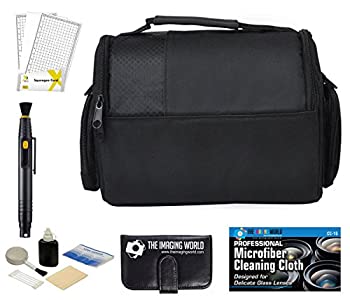 【中古】【輸入品・未使用】マルチコンパートメント コンパクトカメラバッグケース + アクセサリーバンドル DSLR、Coolpix、Powershot、ミラーレス、コンパクトカメラとレン