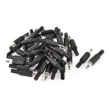 【中古】【輸入品・未使用】Ucland 40個 RCA 3.5mm 直径 オス モノラル ケーブル AV オーディオ ビデオ アダプター コネクター