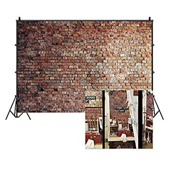 【中古】【輸入品・未使用】LFEEY 10x8フィート ビンテージレッドレンガ壁背景 写真用 素朴な古いレンガ壁 写真背景 新生児 ベビーシャワーガール 大人 結婚式 写真 ポート｜スカイマーケットプラス