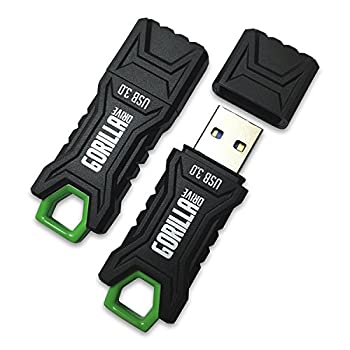 【中古】【輸入品・未使用】GorillaDrive 3.0 頑丈 128GB USB フラッシュドライブ (シングル)