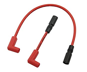 【中古】【輸入品・未使用】ACCEL 171100-R 8mm イエロースパークプラグワイヤー