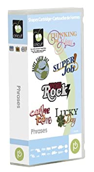 【中古】【輸入品・未使用】Cricut Phrase Cartridge