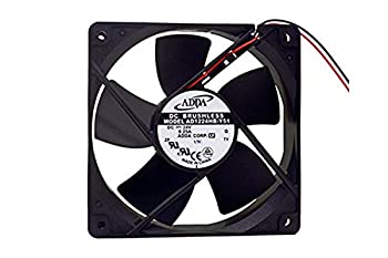 【中古】【インポート品・未当て嵌める】ADDA AD1224HB-Y51 軸気違い、120粍、24VDC、210mA。