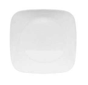 【中古】【インポート品・未当て嵌める】Corelle Square Round 6-1/2-inch Plate, Pure White by CORELLE