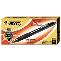 【中古】【輸入品・未使用】Bic Velocity Ballpoint格納式ペン,ブラックインク,ボールド,ダース