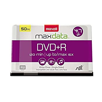 【中古】【輸入品・未使用】Maxell 639013?DVD + Rディスク、4.7?GB、16?x、スピンドル、シルバー、50?/パック｜スカイマーケットプラス