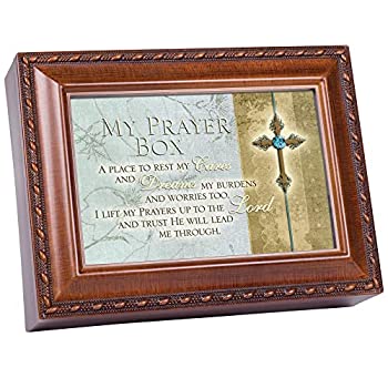 【中古】【輸入品・未使用】私の祈りボックスCares to the Lord木製仕上げジュエリー音楽ボックスPlays We Have a Friend in Jesus