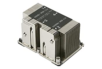 【中古】【輸入品・未使用】Supermicro snk-p0068psc LGA 3647???0?2u & Up x11?PurleyプラットフォームCPUヒートシンク