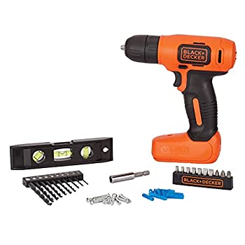 【中古】【輸入品・未使用】BLACK+DECKER 8V MAX ホームツールキット 43ピース (BDCD8HDPK)