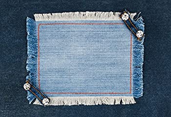 【中古】【輸入品・未使用】Yeele 7?x 5ft Blue Jeanバックドロップパッチファッションカウボーイスタイルホーム写真背景バナーパーティー子供男の子ベビーPortrait写真ブ画像