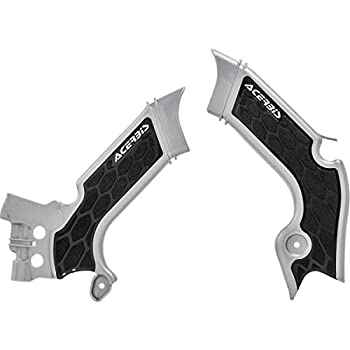 【中古】【輸入品・未使用】Acerbis X-Grip フレームガード (シルバー/ブラック) 19-20 Kawasaki KX450用