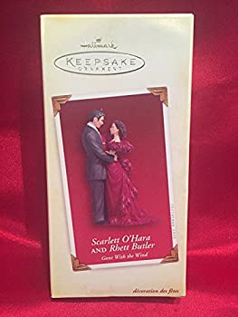 【中古】【インポート品・未当て嵌める】Hallmark Scarlett \u0026 Rhett 2005 飾りつけ QXI6015