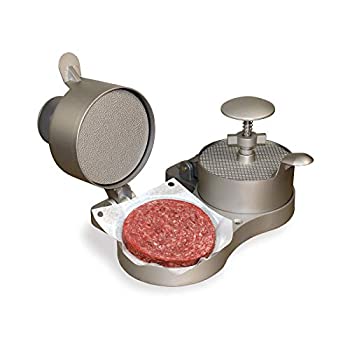 【中古】【輸入品・未使用】Weston Burger Express ダブルハンバーガープレス パティエジェクター付き 4 1/2インチパティー作り 1/4~3/4ポンド グレー