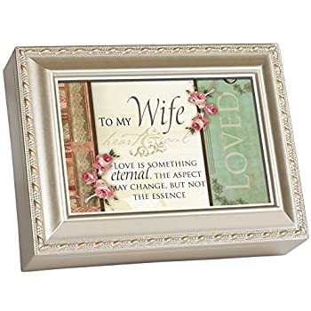 【中古】【インポート品・未当て嵌める】To My Wife三鞭酒しろがね色Cottage Garden Traditional Musicボックス席Plays Unchained Melody