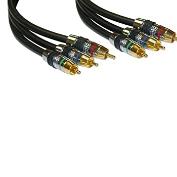 【中古】【輸入品・未使用】1?Mコンポーネントビデオケーブル3?' FT 24?Kゴールドメッキ連絡先RCA各エンドレッドブルーグリーントリプル3オスRCAオーディオビデオケーブ|スカイマーケットプラス