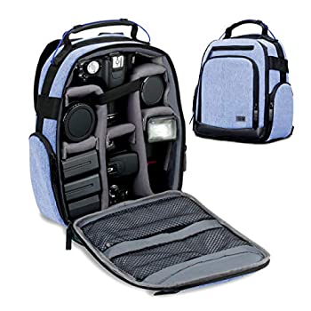 【中古】【輸入品・未使用】USA Gear カメラバッグ・リュックタイプ・内装カスタマイズ対応 USA Gear Customizeable Camera Backpack 一眼レフ・ミラーレス グレイ 対候性素｜スカイマーケットプラス 19,708円