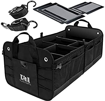 【中古】【輸入品・未使用】TRUNKCRATEPRO プレミアムマルチコンパートメント 折りたたみ可能なポータブルトランクオーガナイザー ブラック 自動車/SUV/トラック/ミニバン用