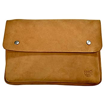 【中古】【インポート品・未当て嵌める】Hide \u0026 Drink、ビンテージレザーフォルダードキュメントホルダー、整理保存用具入れもの、書き付け書類かばん\u0026整理保存用具 ストラップレスキャ