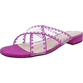 【中古】【インポート品・未当て嵌める】Jessica Simpson Women\u0027s Cabrie Flat Sandal その他-バッグ・小物・ブランド雑貨