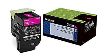 【中古】【インポート品・未当て嵌める】Lexmark 701M - Magenta - original - toner cartridge LCCP, LRP - for Lexmark CS310dn, CS310n, CS410dn, CS410dtn, CS410n, CS510de, CS510d
