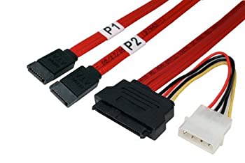 【中古】【輸入品・未使用】データストレージケーブル、P / N i2927-.5mc :内部SATA X 2-sasドライブ、0.5?M [エレクトロニクス]｜スカイマーケットプラス