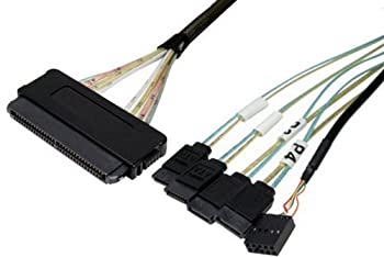 【中古】【輸入品・未使用】データストレージケーブル、P / N i3247-.5?m :内部SASマルチレーン32?(ホスト)???SATA X 4ターゲット、0.5?M [エレクトロニクス]