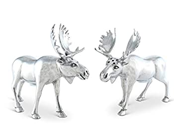 【中古】【輸入品・未使用】Vagabond家ピューターSalt and Pepper???Moose