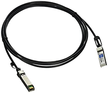 【中古】【インポート品・未当て嵌める】AddOn 3m Meraki Compatible SFP+ DAC - Direct attach cable - SFP+ (M) to SFP+ (M) - 10 フィート - twinaxial - for Cisco Meraki Cloud Managed M