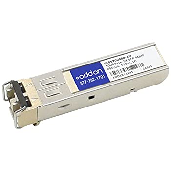 【中古】【インポート品・未当て嵌める】AddOn - SFP (mini-GBIC) transceiver module (equivalent to: Fujitsu FC95700080) - Gigabit Ethernet - 1000Base-SX - LC multi-mode - up to